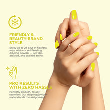 Load image into Gallery viewer, D 2502 – Golden Sunshine Nail Dipping Powder – 28gm | Long-Lasting Yellow Dip Powder Nails | Nail Dipping System