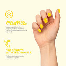 Load image into Gallery viewer, N 2502 – Golden Sunshine Gel Polish – 15ml | Long-Lasting, High-Gloss Yellow Nail Polish Gel