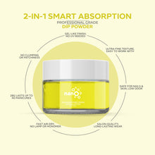 Load image into Gallery viewer, D 2502 – Golden Sunshine Nail Dipping Powder – 28gm | Long-Lasting Yellow Dip Powder Nails | Nail Dipping System