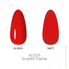 تحميل الصورة إلى عارض المعرض، طلاء جل N-2511-Scarlet Flame 15 مل