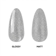 Load image into Gallery viewer, D 2581 Iron Illusion Nail Dipping Powder – 28g | Long-Lasting Metallic Shimmer Grey Dip Powder Nails
