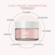 Load image into Gallery viewer, D 2588 Rose Reverie Nail Dipping Powder – 28gm | Long-Lasting Blush Pink Dip Powder Nails | Nail Dipping System