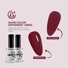 Load image into Gallery viewer, N 2596 – Dark Plum Gel Polish – 15ml | Long-Lasting, High-Glossy Deep Pink Purple Nail Polish Gel