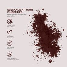 Load image into Gallery viewer, D 2598 Deep Earth Brown Nail Dipping Powder – 28gm | Rich Chocolate Brown Dip Powder Nails | Nail Dipping System