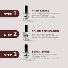 تحميل الصورة إلى عارض المعرض، طلاء جل N-2598-Deep Earth Brown 15 مل