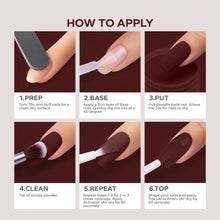 Load image into Gallery viewer, D 2598 Deep Earth Brown Nail Dipping Powder – 28gm | Rich Chocolate Brown Dip Powder Nails | Nail Dipping System
