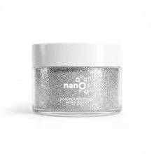 Load image into Gallery viewer, D 2599 Graphite Galaxy Nail Dipping Powder – 28g | Shimmering Grey Metallic Dip Powder Nails | Nail Dipping System