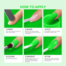 تحميل الصورة إلى عارض المعرض، بودرة غمس الأظافر باللون الأخضر الطازج D 2612، 30 جم