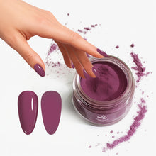 Load image into Gallery viewer, D 2620 Plum Indulgence Nail Dipping Powder – 28gm | Deep Plum Dip Powder Nails | Nail Dipping System