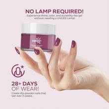 Load image into Gallery viewer, D 2620 Plum Indulgence Nail Dipping Powder – 28gm | Deep Plum Dip Powder Nails | Nail Dipping System