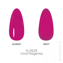 تحميل الصورة إلى عارض المعرض، N-2628- طلاء جل فيفيد ماجنتا 15 مل