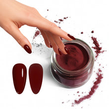 Load image into Gallery viewer, D 2631 Wine Tasting Nail Dipping Powder – 28gm | Deep Burgundy Dip Powder Nails | Nail Dipping System