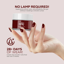 Load image into Gallery viewer, D 2631 Wine Tasting Nail Dipping Powder – 28gm | Deep Burgundy Dip Powder Nails | Nail Dipping System