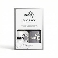 Load image into Gallery viewer, P2634 – Soft Pewter Duo Pack – TPO & HEMA Free Gel Polish & Nail Lacquer (15ml each) | Long-Lasting, High-Gloss Nail Polish Set