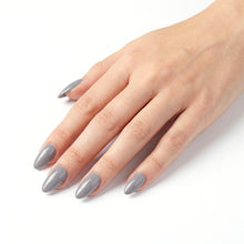 Load image into Gallery viewer, P2634 – Soft Pewter Duo Pack – TPO & HEMA Free Gel Polish & Nail Lacquer (15ml each) | Long-Lasting, High-Gloss Nail Polish Set