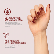Load image into Gallery viewer, N 2645 – Vintage Merlot Gel Polish – 15 ml | Long-Lasting, High-Gloss Deep Wine Red Nail Polish Gel