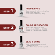 Load image into Gallery viewer, N 2645 – Vintage Merlot Gel Polish – 15 ml | Long-Lasting, High-Gloss Deep Wine Red Nail Polish Gel