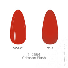 تحميل الصورة إلى عارض المعرض، N-2654- طلاء جل فلاش قرمزي 15 مل