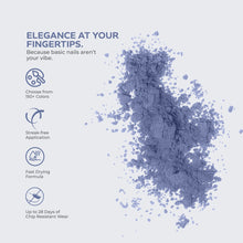 Load image into Gallery viewer, D 2666 Twilight Purple Nail Dipping Powder – 28gm | Deep Mauve Purple Dip Powder | Nail Dipping System