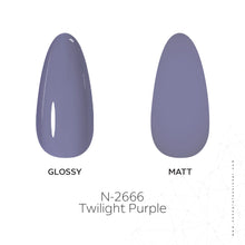 Load image into Gallery viewer, N 2666 – Twilight Purple Gel Polish – 15 ml | Long-Lasting, High-Gloss Deep Twilight Purple Nail Polish Gel