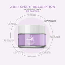 Load image into Gallery viewer, D 2668 Lilac Cloud Nail Dipping Powder – 28gm | Soft Pastel Purple Dip Powder | Nail Dipping System