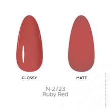Load image into Gallery viewer, N 2723 – Ruby Red Gel Polish – 15ml | Long-Lasting, High-Gloss Fiery Berry Red Nail Polish Gel
