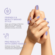 تحميل الصورة إلى عارض المعرض، بودرة غمس الأظافر باللون الأزرق اللافندر D 2731، 30 جم