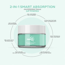 Load image into Gallery viewer, D 2736 Seafoam Green Nail Dipping Powder – 28gm | Fresh Green Dip Powder | Nail Dipping System
