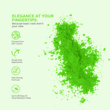 تحميل الصورة إلى عارض المعرض، بودرة غمس الأظافر باللون الأخضر الزمردي D 2738، 30 جم