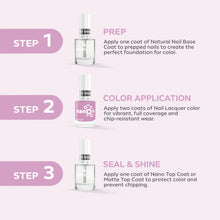 Load image into Gallery viewer, L 2756 – Purple Bloom Nail Polish – 15ml | High Gloss, Gel Like Finish Bright Purple Nail Polish | Floral Purple Nail Lacquer