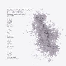 تحميل الصورة إلى عارض المعرض، بودرة غمس الأظافر باللون الرمادي الشبح D 2816، 30 جم