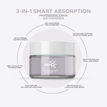 تحميل الصورة إلى عارض المعرض، بودرة غمس الأظافر باللون الرمادي الشبح D 2816، 30 جم