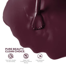 Load image into Gallery viewer, N 2835 – Burgundy Shadow Gel Polish – 15 ml | Long-Lasting, High-Gloss Deep Burgundy Nail Polish Gel