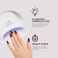 Load image into Gallery viewer, N 2835 – Burgundy Shadow Gel Polish – 15 ml | Long-Lasting, High-Gloss Deep Burgundy Nail Polish Gel