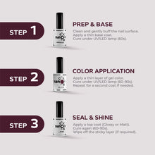 Load image into Gallery viewer, N 2835 – Burgundy Shadow Gel Polish – 15 ml | Long-Lasting, High-Gloss Deep Burgundy Nail Polish Gel