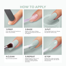 Load image into Gallery viewer, D 2858 Blue Powder Nail Dipping Powder – 28gm | Soft Pastel Blue Dip Powder | Nail Dipping System