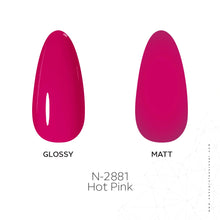 تحميل الصورة إلى عارض المعرض، N-2881- طلاء جل وردي ساخن 15 مل