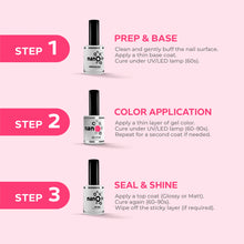 Load image into Gallery viewer, N 2882 – Flamingo Pink Gel Polish – 15 ml | Long-Lasting, High-Gloss Neon Pink Nail Polish Gel