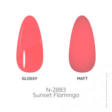 Load image into Gallery viewer, N 2883 – Sunset Flamingo Gel Polish – 15 ml | Long-Lasting, High-Gloss Orange-Pink Nail Polish Gel