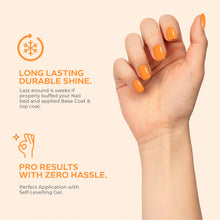 تحميل الصورة إلى عارض المعرض، N-2884- طلاء جل برتقالي نابض بالحياة 15 مل