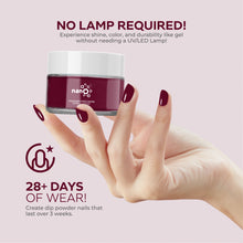 Load image into Gallery viewer, D 2889 Plum Wine Nail Dipping Powder – 28gm | Deep Burgundy Dip Powder | Nail Dipping System