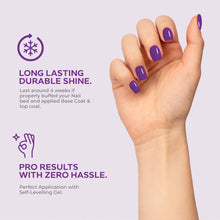 Load image into Gallery viewer, N 2915 – Midnight Purple Gel Polish – 15 ml | Long-Lasting, High-Gloss Deep Velvety Purple Nail Polish Gel