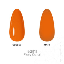 تحميل الصورة إلى عارض المعرض، N-2918- طلاء جل مرجاني ناري 15 مل