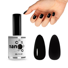 Load image into Gallery viewer, N 2922 – Charcoal Black Gel Polish – 15ml | Long-Lasting, High-Gloss Intense Black Nail Polish Gel
