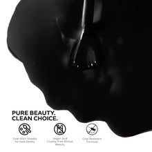 Load image into Gallery viewer, N 2922 – Charcoal Black Gel Polish – 15ml | Long-Lasting, High-Gloss Intense Black Nail Polish Gel