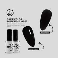 Load image into Gallery viewer, N 2922 – Charcoal Black Gel Polish – 15ml | Long-Lasting, High-Gloss Intense Black Nail Polish Gel