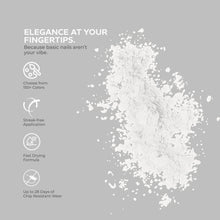 Load image into Gallery viewer, D 2923 Pure White Nail Dipping Powder – 28gm | Bright White Dip Powder | Nail Dipping System