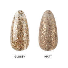 Load image into Gallery viewer, N 2930 – Toffee Twinkle Gel Polish – 15ml | Long-Lasting, High-Gloss Caramel Glitter Nail Polish Gel