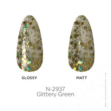 تحميل الصورة إلى عارض المعرض، N-2937- طلاء جل أخضر لامع 15 مل