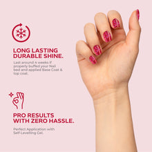 Load image into Gallery viewer, N3014 – Shine On, Girl Gel Polish – 15 ml | Long-Lasting, High Gloss Pink-Red Glitter Nail Polish Gel